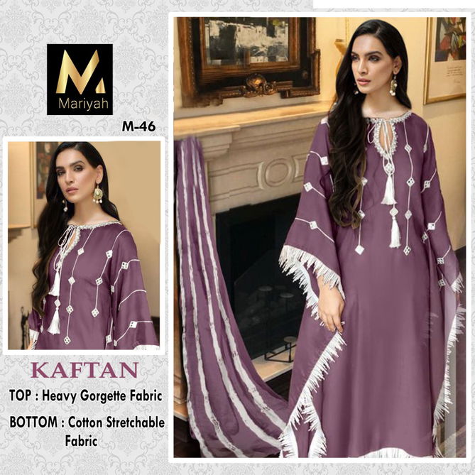 Mariyah M 46 Fancy Wear Wholesale Kaftan Ready Made Collection